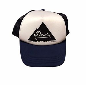 Deus Ex Machina Blue White Peak Trucker Hat